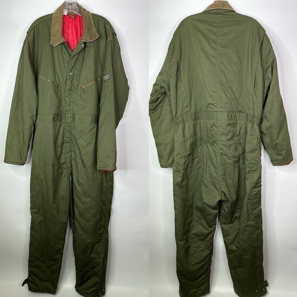 Vintage Oshkosh B'Gosh Insulated Coveralls Size 46 L